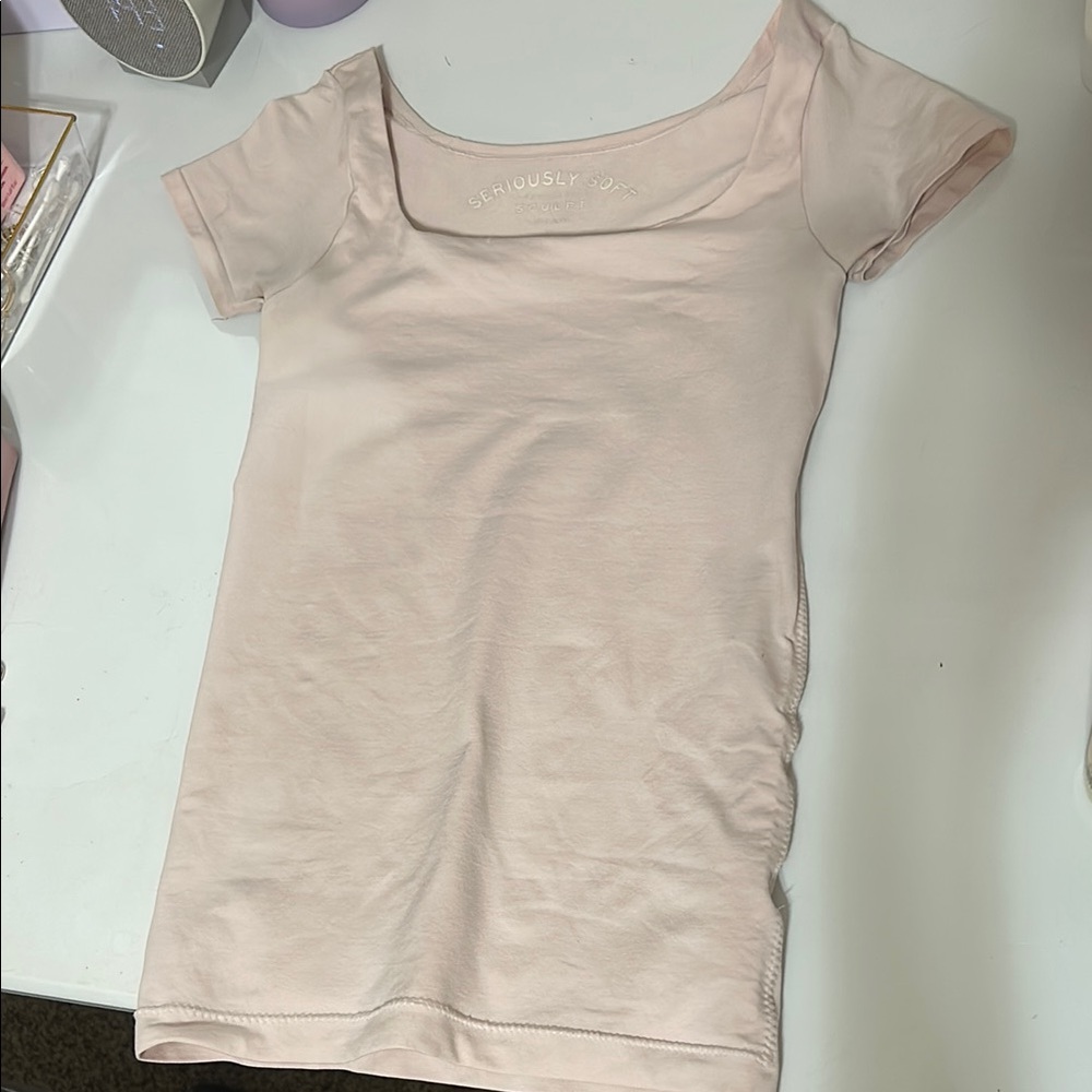 Aeropostale Light Pink Short Sleeve Tee